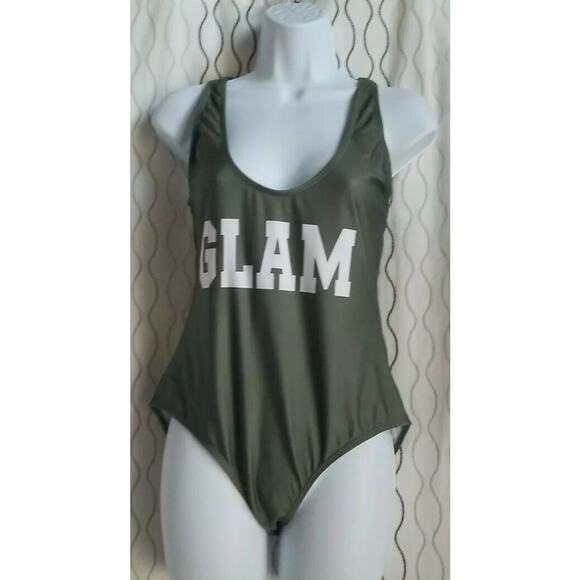 Marilyn Monroe "Glam' Green Swimsuit Women's Size M - Picture 5 of 12